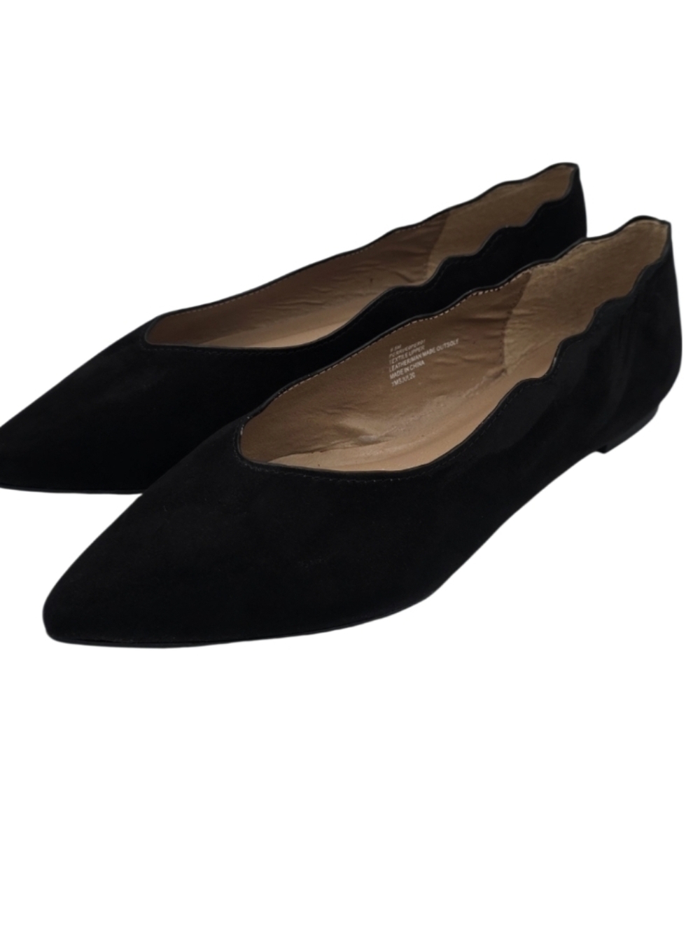 Women's Ballet Flat Shoes Pointed Toe Slip On Ballerina Size 9.5 ESPRIT NEW